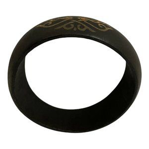 Wood Brown Bracelet 1 Inch Wide